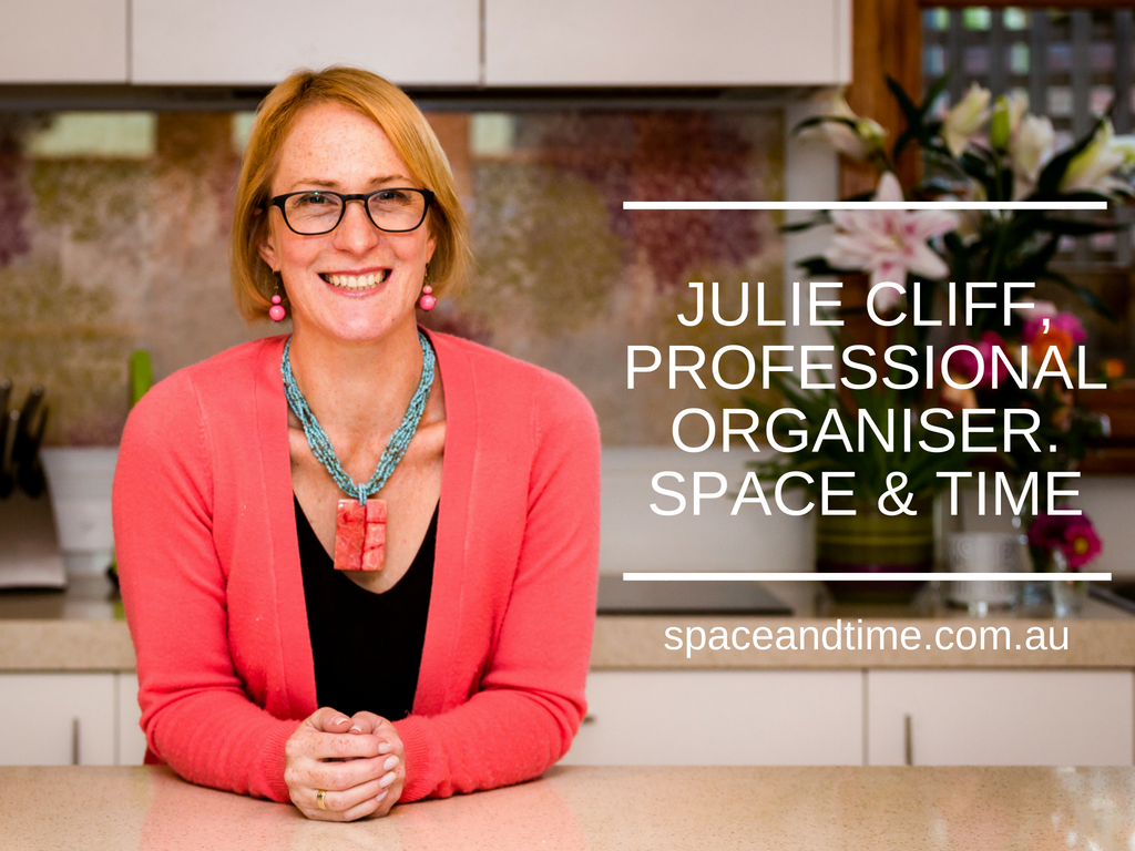 Julie Cliff, Professional Organiser at Space and Time