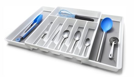 Adjustable cutlery tray from Kmart
