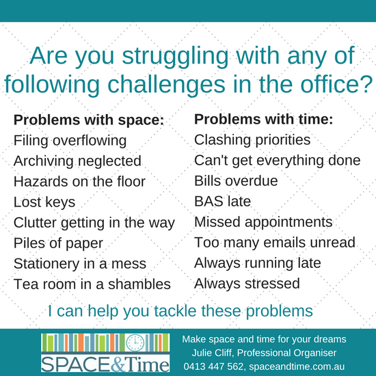 Help to declutter at work
